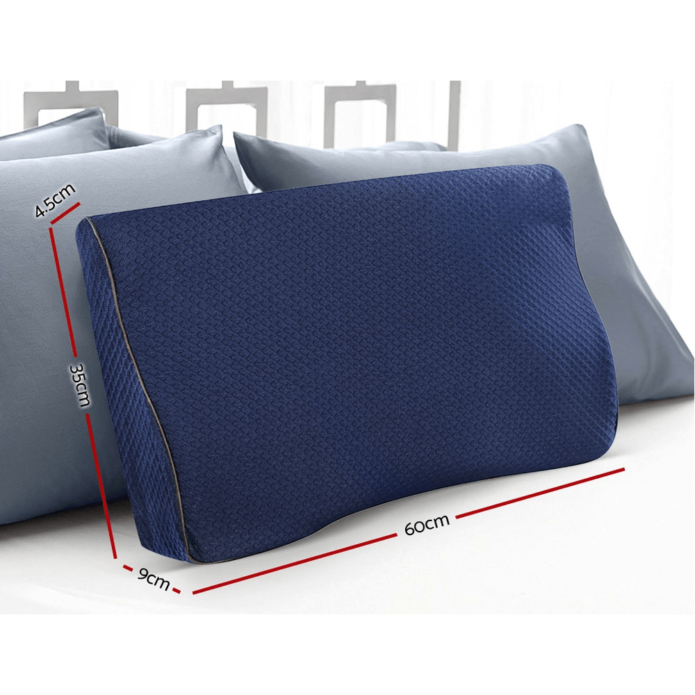 Comfort Snooze | Orthopaedic Memory Foam Pillow with Ergonomic Design | Neck Pain Relief for Restful Sleep 8