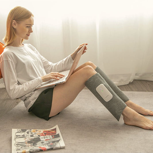 Comfort Wrap | Heated Leg Massager with Adjustable Intensity | Portable Relief for Tired Feet and Calves 1