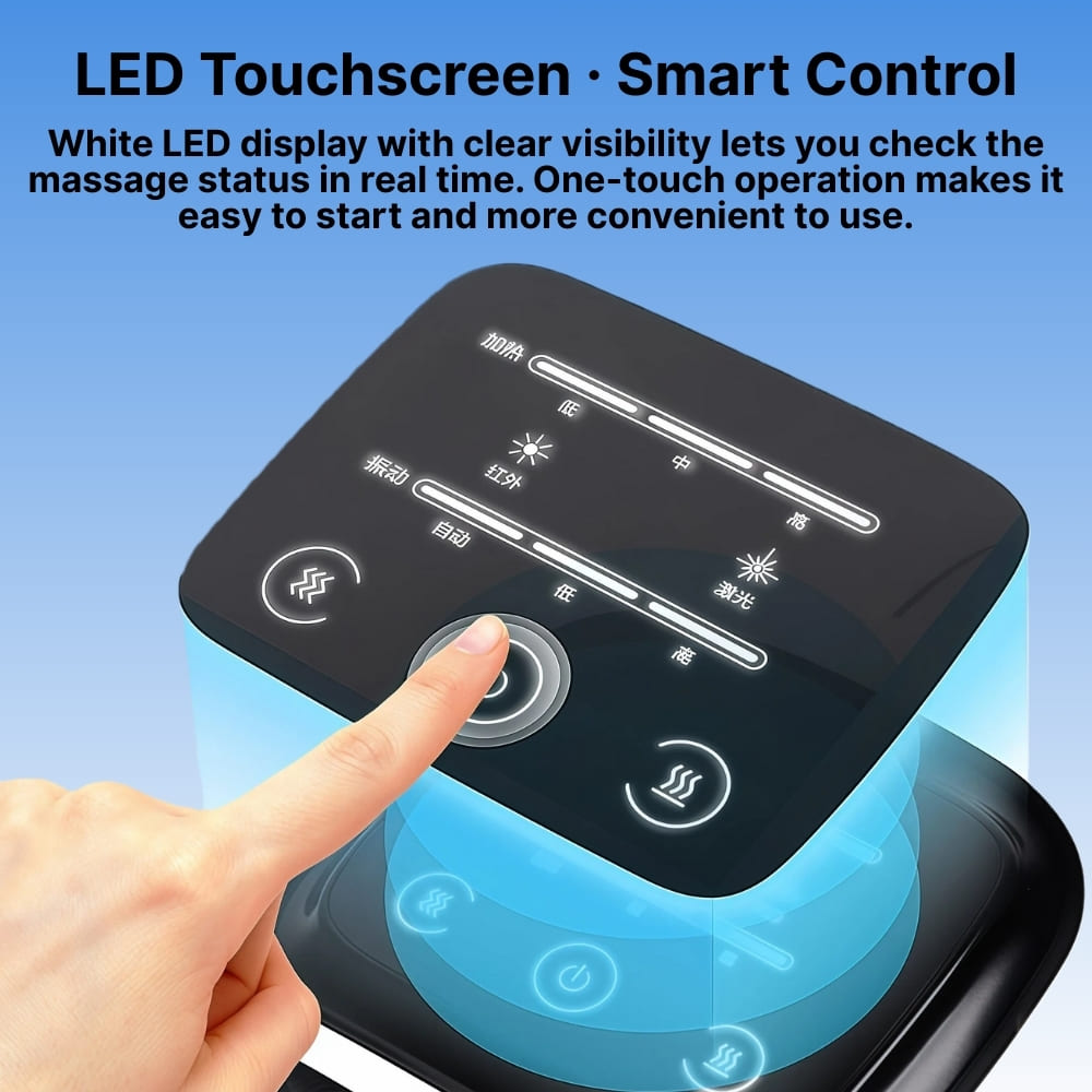 Cordless Knee Massager | Heated with Adjustable Vibration Therapy | Ergonomic Design for Targeted Pain Relief 7