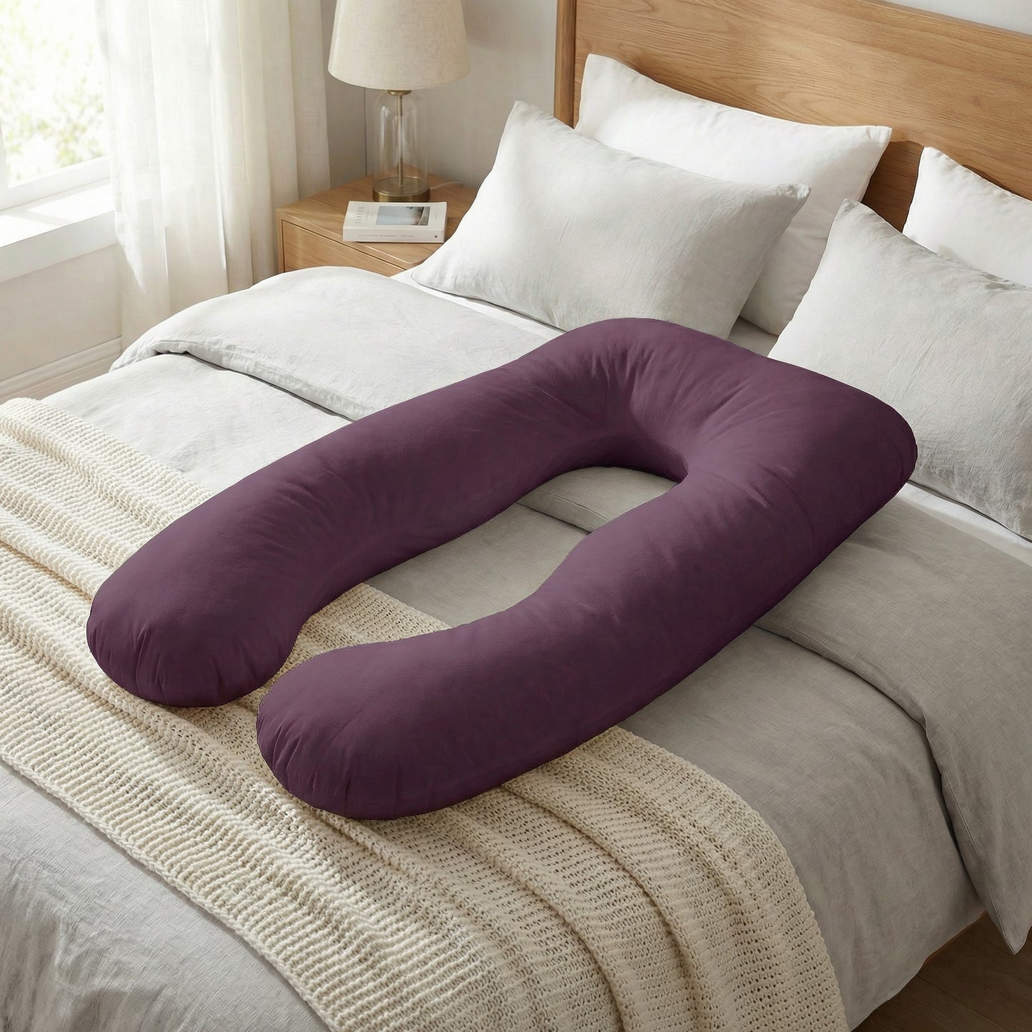 Full Body Pillow | U-Shaped Support Pillow for Side Sleepers with Deep Comfort & Ergonomic Support