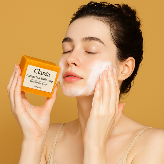 Natural Glow | Lemon Turmeric Kojic Acid Soap with Brightening Ingredients | Gentle Formula for Radiant Skin 1