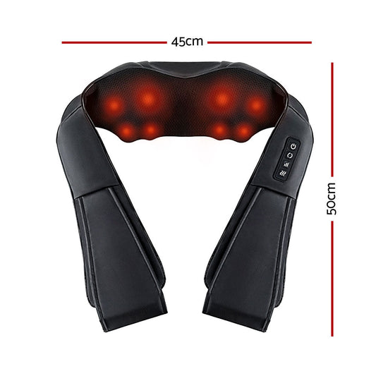 RelaxEase | Neck and Shoulder Massager with Heating Function | 8 Adjustable Massage Nodes for Ultimate Comfort 1