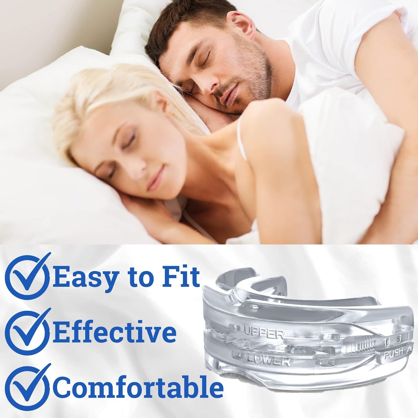 Silent Sleep | Mouth Guard for Snoring with Adjustable Fit | Enhance Sleep Quality for Restful Nights 7