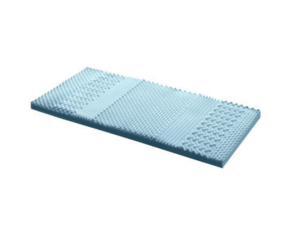 7-Zone Memory Foam Mattress Topper with Cooling Technology | Enhanced Comfort for Restful Sleep 0