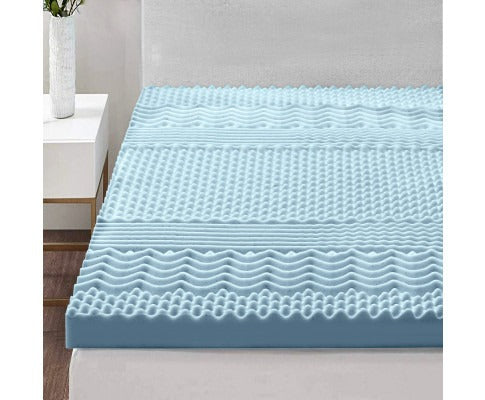 7-Zone Memory Foam Mattress Topper with Cooling Technology | Enhanced Comfort for Restful Sleep 5