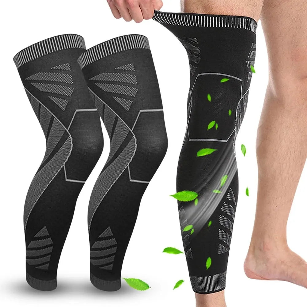 Active Support | Leg Compression Sleeve with Adjustable Straps | Enhanced Circulation for Injury Prevention 2