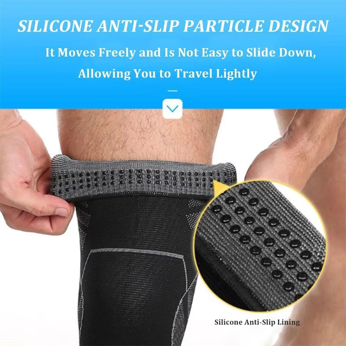 Active Support | Leg Compression Sleeve with Adjustable Straps | Enhanced Circulation for Injury Prevention 8