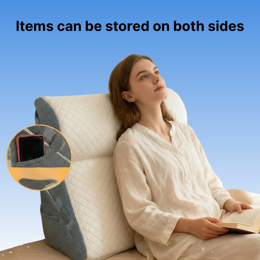 Adjustable Wedge Pillow for Acid Reflux Relief with 3-Piece Design | Premium Memory Foam for Comfort and Recovery 3