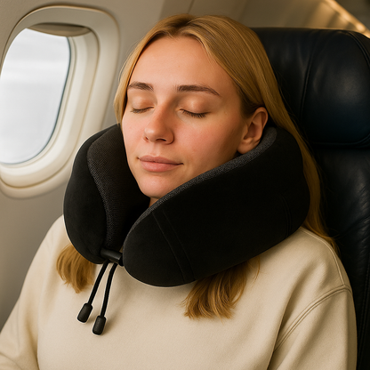AirRest | Memory Foam Travel Pillow with Ergonomic Design | Ultimate Comfort for Travel 15