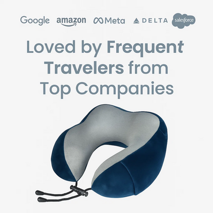 AirRest | Memory Foam Travel Pillow with Ergonomic Design | Ultimate Comfort for Travel 3
