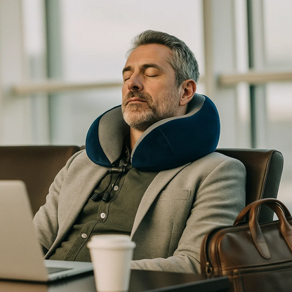 AirRest | Memory Foam Travel Pillow with Ergonomic Design | Ultimate Comfort for Travel 8