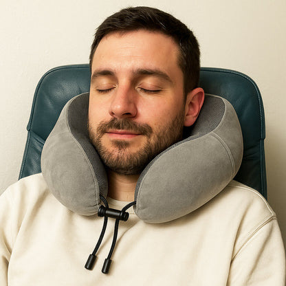 AirRest | Memory Foam Travel Pillow with Ergonomic Design | Ultimate Comfort for Travel 9