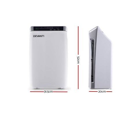 Air Purifier | HEPA Air Purifier with 4-Layer Filtration System | Smart Air Quality Sensor for Home Allergy Relief 4