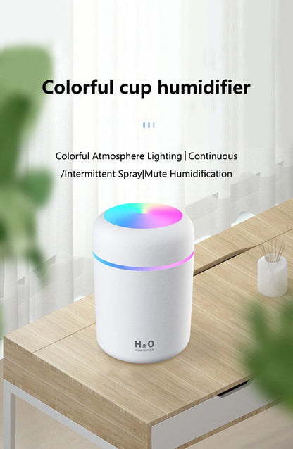 Aroma Oil Diffuser | Portable Essential Oil Diffuser with Colorful LED Light | Nano Mist Technology for Refreshing Air 4