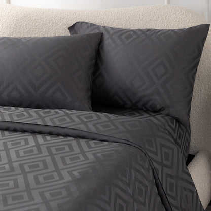 Bamboo Duvet Cover Set with Unique Hook System | Temperature Regulating for Luxurious Sleep 1