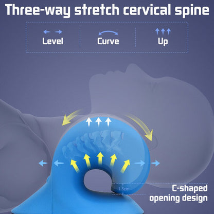 Cervical Comfort | Neck Stretcher with 12 Acupressure Nodes | Ergonomic Design for Instant Tension Relief 3