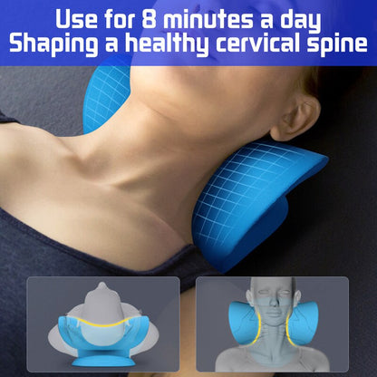 Cervical Comfort | Neck Stretcher with 12 Acupressure Nodes | Ergonomic Design for Instant Tension Relief 4