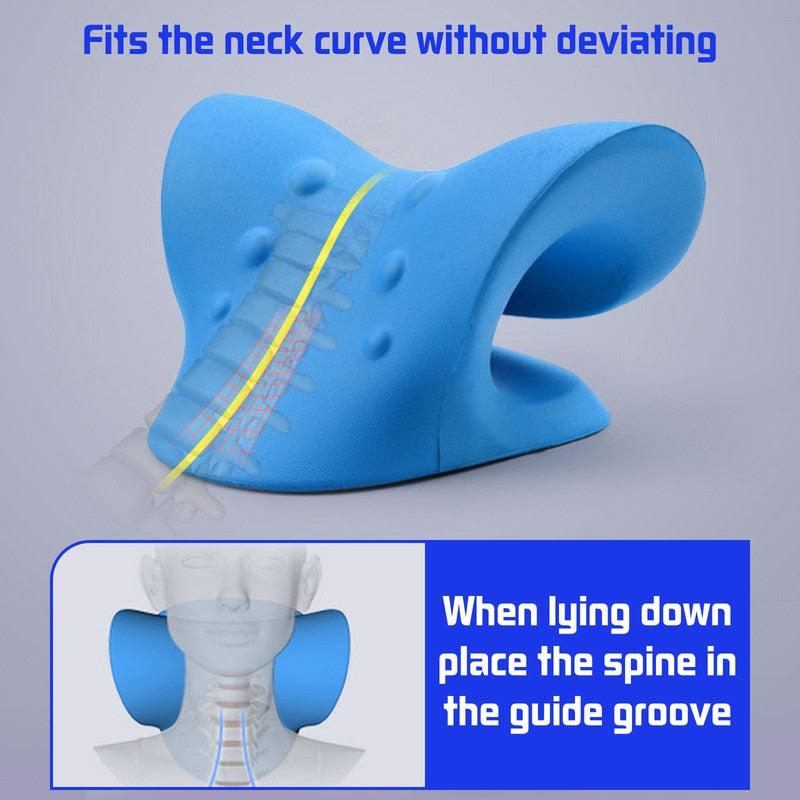 Cervical Comfort | Neck Stretcher with 12 Acupressure Nodes | Ergonomic Design for Instant Tension Relief 7