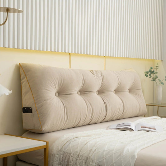 Chic Collection | Wedge Pillow with Ergonomic Support | Removable Cover for Back & Neck Relief 0