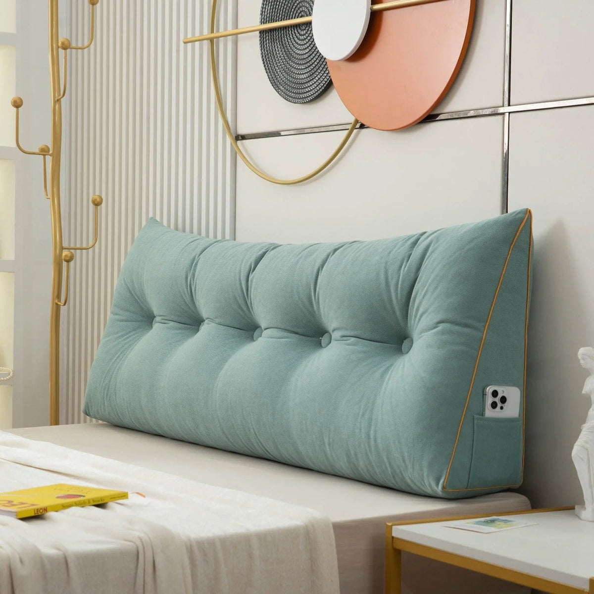 Chic Collection | Wedge Pillow with Ergonomic Support | Removable Cover for Back & Neck Relief 5