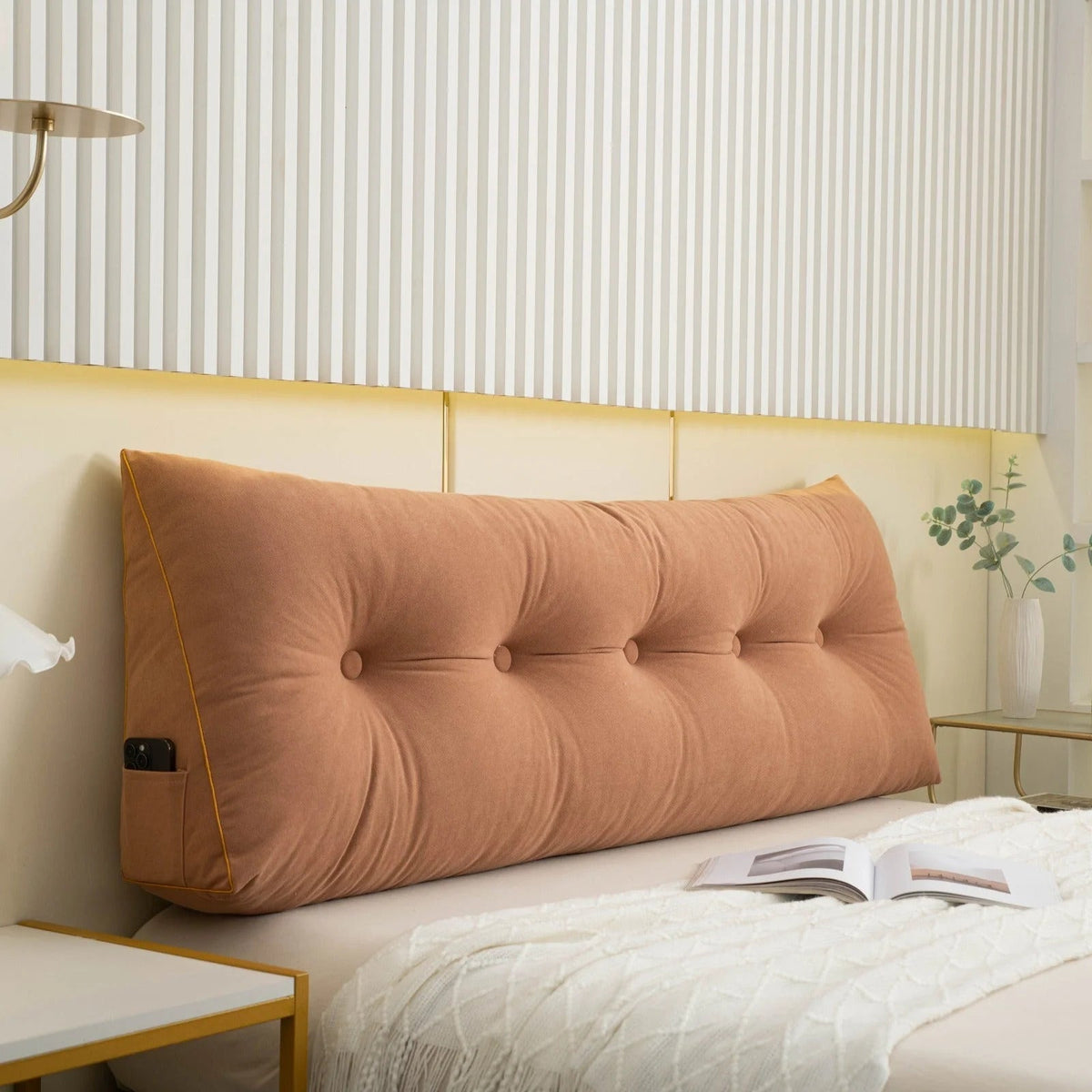 Chic Collection | Wedge Pillow with Ergonomic Support | Removable Cover for Back & Neck Relief 6