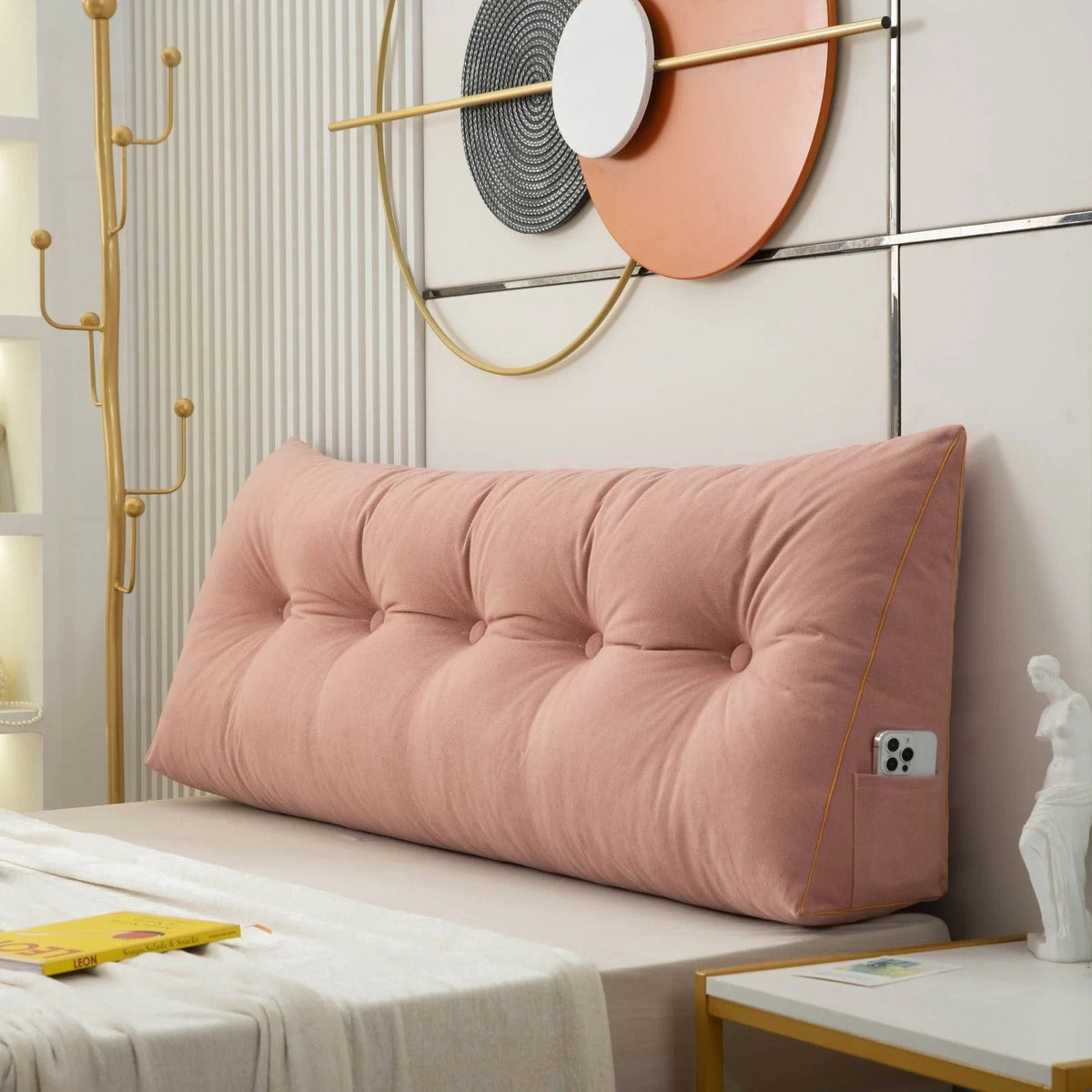 Chic Collection | Wedge Pillow with Ergonomic Support | Removable Cover for Back & Neck Relief 7