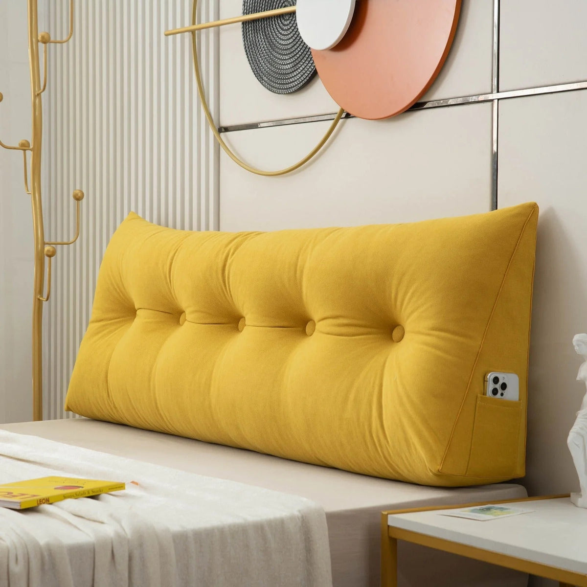 Chic Collection | Wedge Pillow with Ergonomic Support | Removable Cover for Back & Neck Relief 9