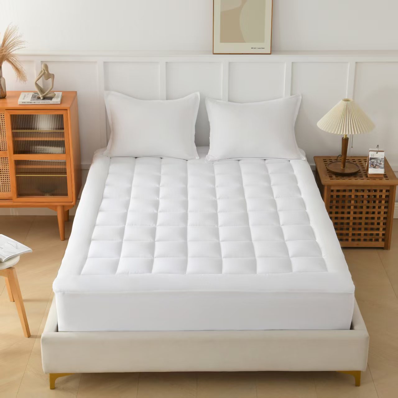 CloudLift | Cooling Mattress Topper with Gel Infusion | Enhanced Comfort for Back Pain Relief 0