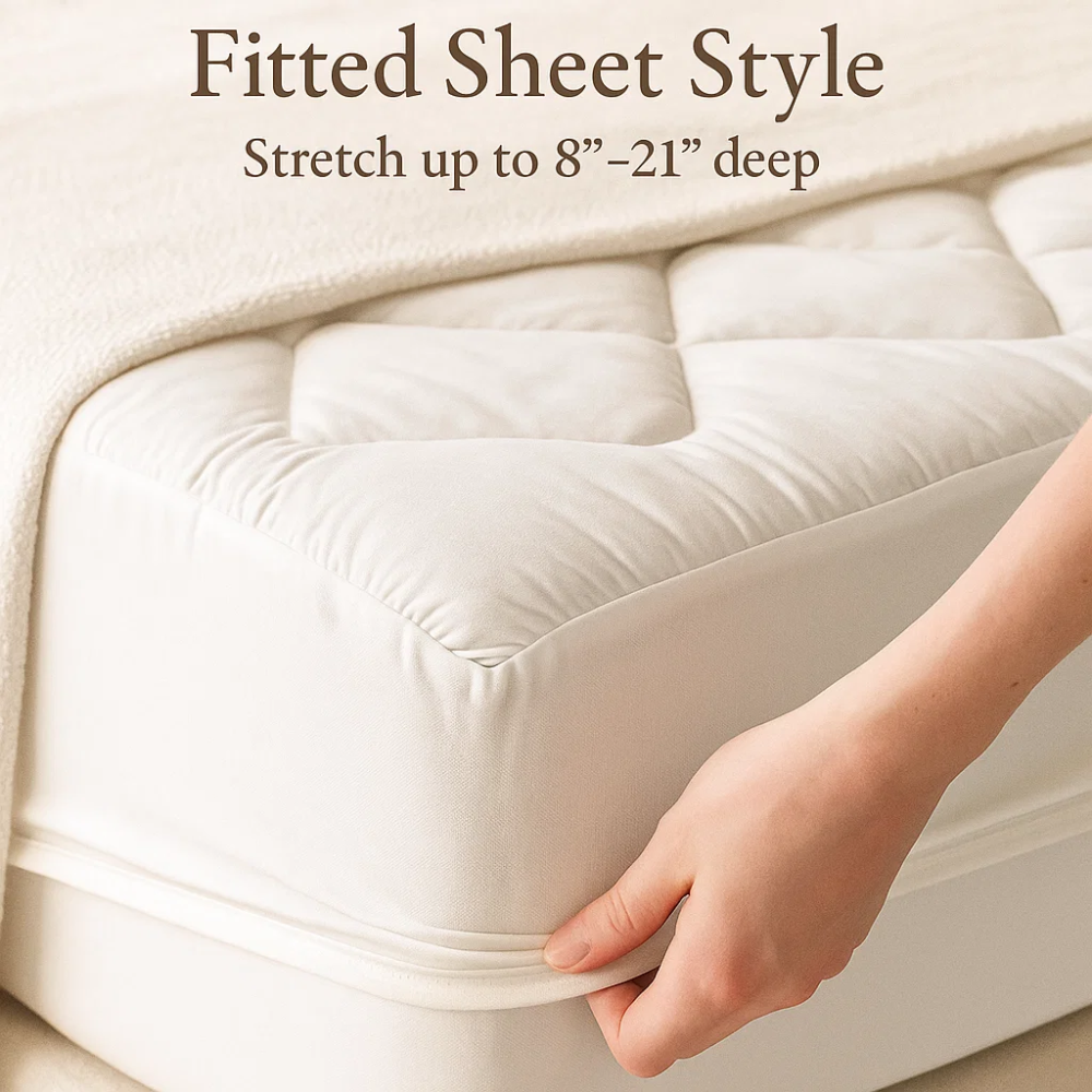 CloudLift | Cooling Mattress Topper with Gel Infusion | Enhanced Comfort for Back Pain Relief 5
