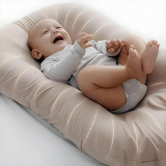 ComfortNest | Baby Pillow with Breathable Fabric & Hypoallergenic Material | Prevents Flat Head Syndrome for Healthy Sleep 1