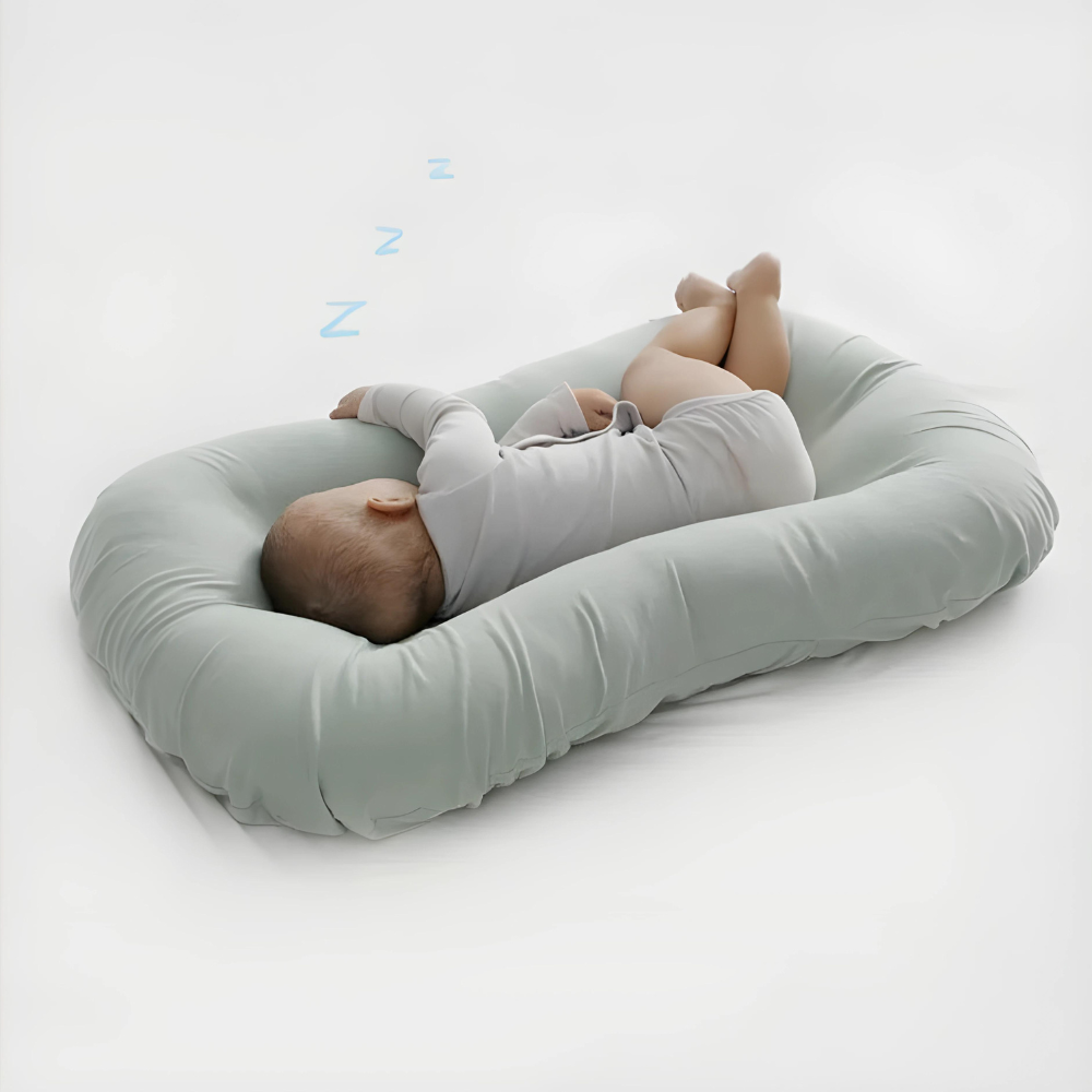 ComfortNest | Baby Pillow with Breathable Fabric & Hypoallergenic Material | Prevents Flat Head Syndrome for Healthy Sleep 3