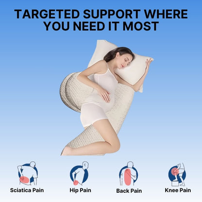 ComfortNest | U Shaped Pregnancy Pillow with Adjustable Filling | Ergonomic Design for Ultimate Comfort 1