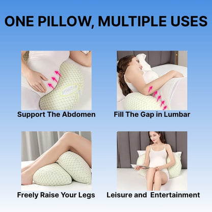 ComfortNest | U Shaped Pregnancy Pillow with Adjustable Filling | Ergonomic Design for Ultimate Comfort 3