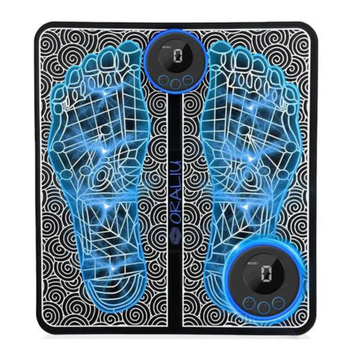 ComfortWave | EMS Foot Massager Mat with 6 Modes & 9 Intensity Levels | Portable Relief for Tired Feet 0