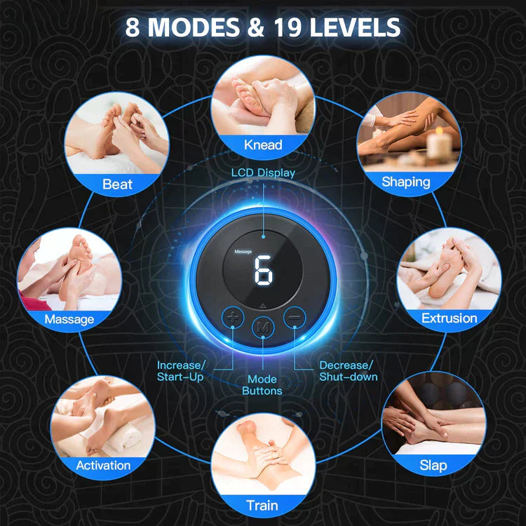 ComfortWave | EMS Foot Massager Mat with 6 Modes & 9 Intensity Levels | Portable Relief for Tired Feet 2