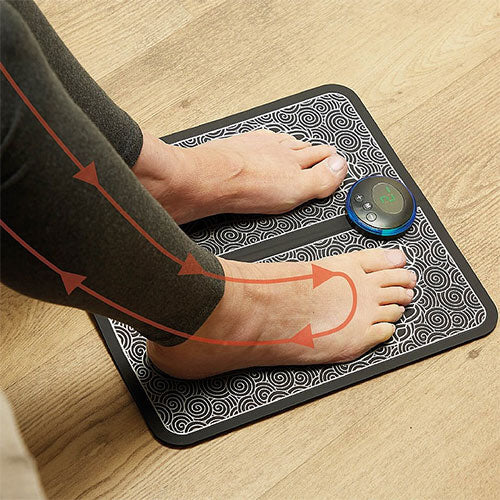 ComfortWave | EMS Foot Massager Mat with 6 Modes & 9 Intensity Levels | Portable Relief for Tired Feet 4