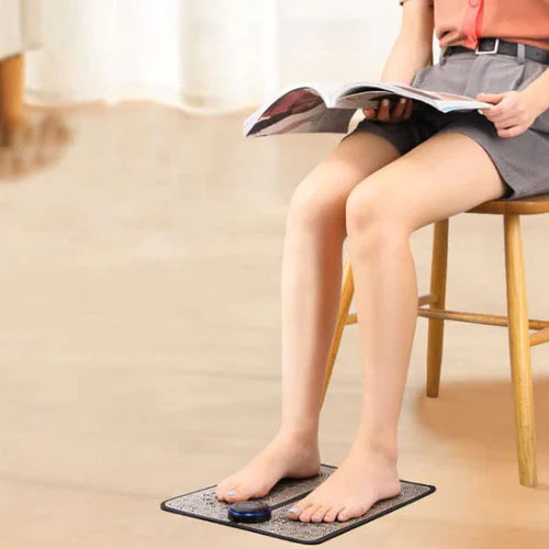ComfortWave | EMS Foot Massager Mat with 6 Modes & 9 Intensity Levels | Portable Relief for Tired Feet 5