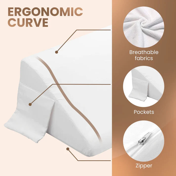 ComfortWedge | Gap Filler Pillow with Elevated Support | Versatile Design for Enhanced Sleep Comfort 2