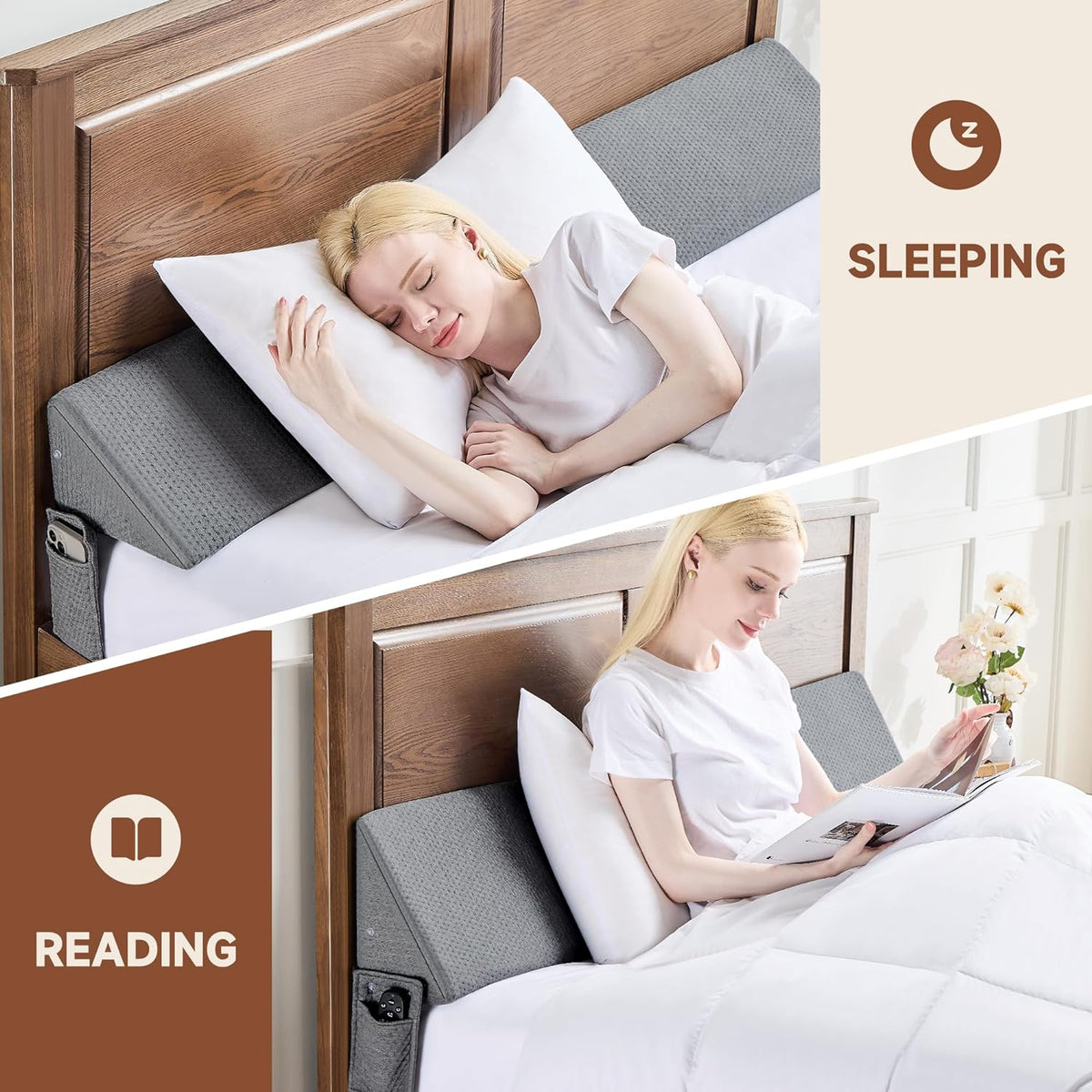 ComfortWedge | Gap Filler Pillow with Elevated Support | Versatile Design for Enhanced Sleep Comfort 4