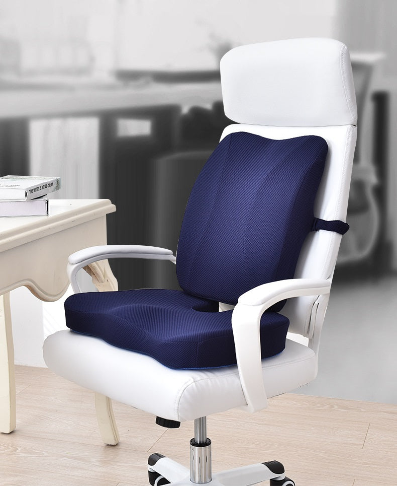 Comfort Cushion | Memory Foam Seat Cushion with Ergonomic Design | Relief for Back Pain & Sciatica 0