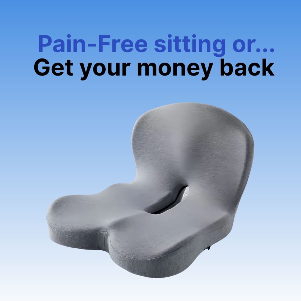 Comfort Cushion | Orthopedic Seat Cushion with Memory Foam | Ergonomic Design for All-Day Support 1