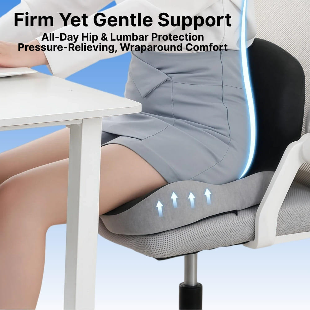 Comfort Cushion | Orthopedic Seat Cushion with Memory Foam | Ergonomic Design for All-Day Support 5