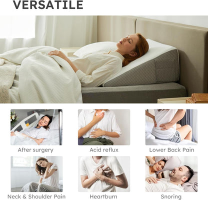 Comfort Haven | Back Support Pillow with Cooling Gel Layer | Versatile Design for Ultimate Back Pain Relief 3