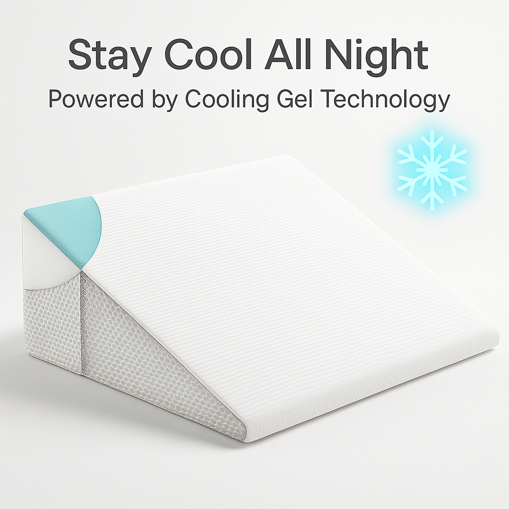 Comfort Haven | Back Support Pillow with Cooling Gel Layer | Versatile Design for Ultimate Back Pain Relief 6