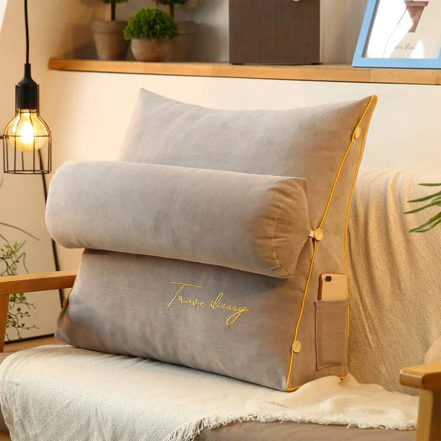 Comfort Haven | Reading Pillow for Bed with Adjustable Support | Cozy Backrest for Ultimate Relaxation 0