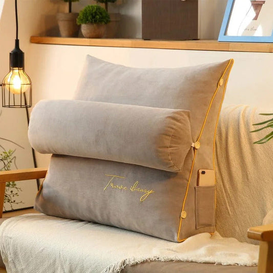 Comfort Haven | Reading Pillow for Bed with Adjustable Support | Cozy Backrest for Ultimate Relaxation 0
