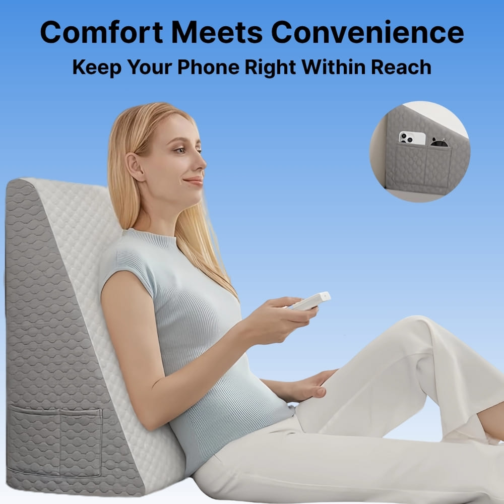Comfort Haven | Wedge Pillow for Acid Reflux with Dual-Layer Foam | Elevate Body for Enhanced Comfort and Support 2