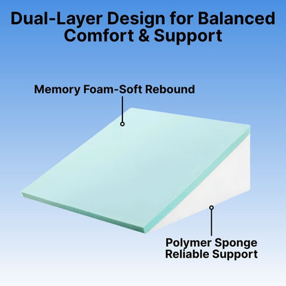 Comfort Haven | Wedge Pillow for Acid Reflux with Dual-Layer Foam | Elevate Body for Enhanced Comfort and Support 4