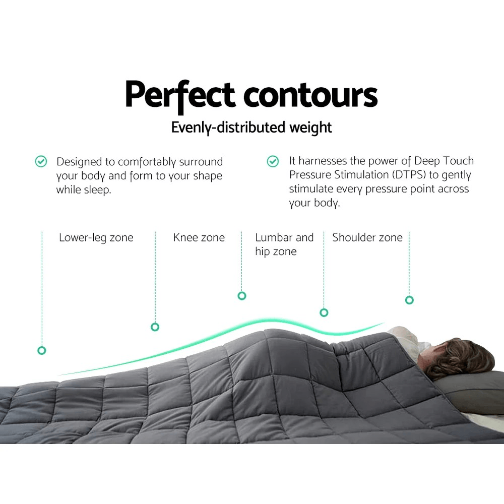 Comfort Haven | Weighted Blanket with Deep Touch Pressure for Calming Sleep 2