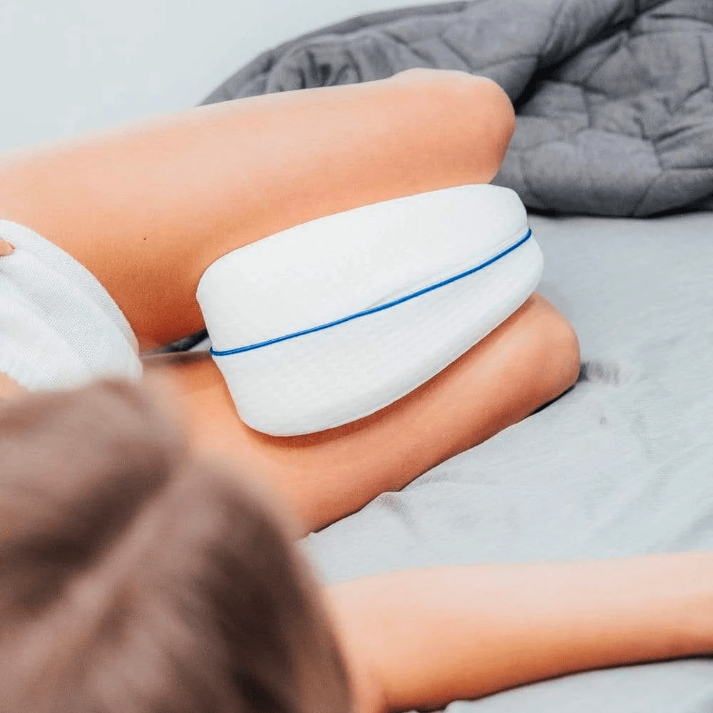 Comfort Plus | Knee Pillow for Side Sleepers with Ventilated Memory Foam | Alleviates Knee Pain for Restful Sleep 1